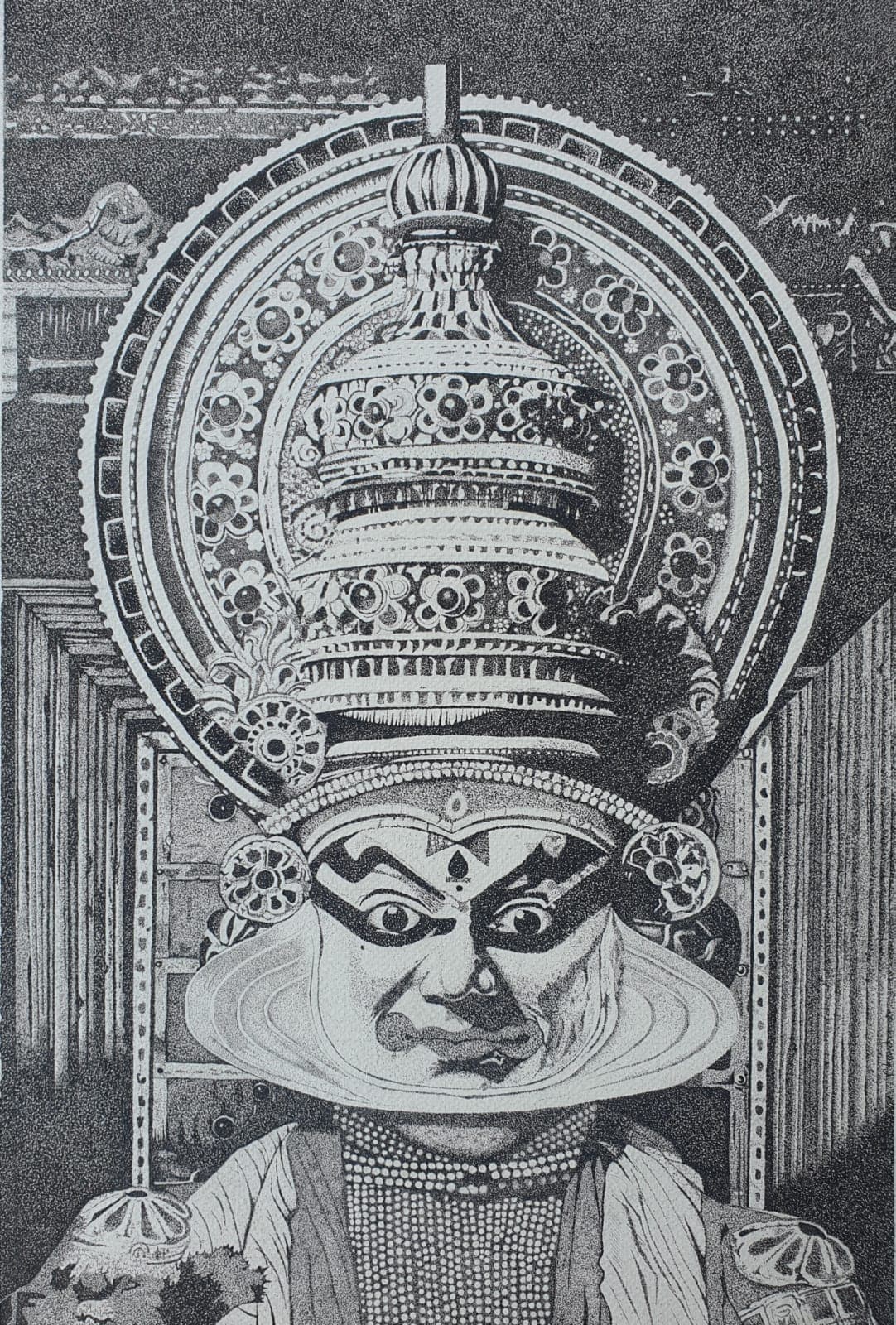 Chandni Kamboj's acrylic canvas painting