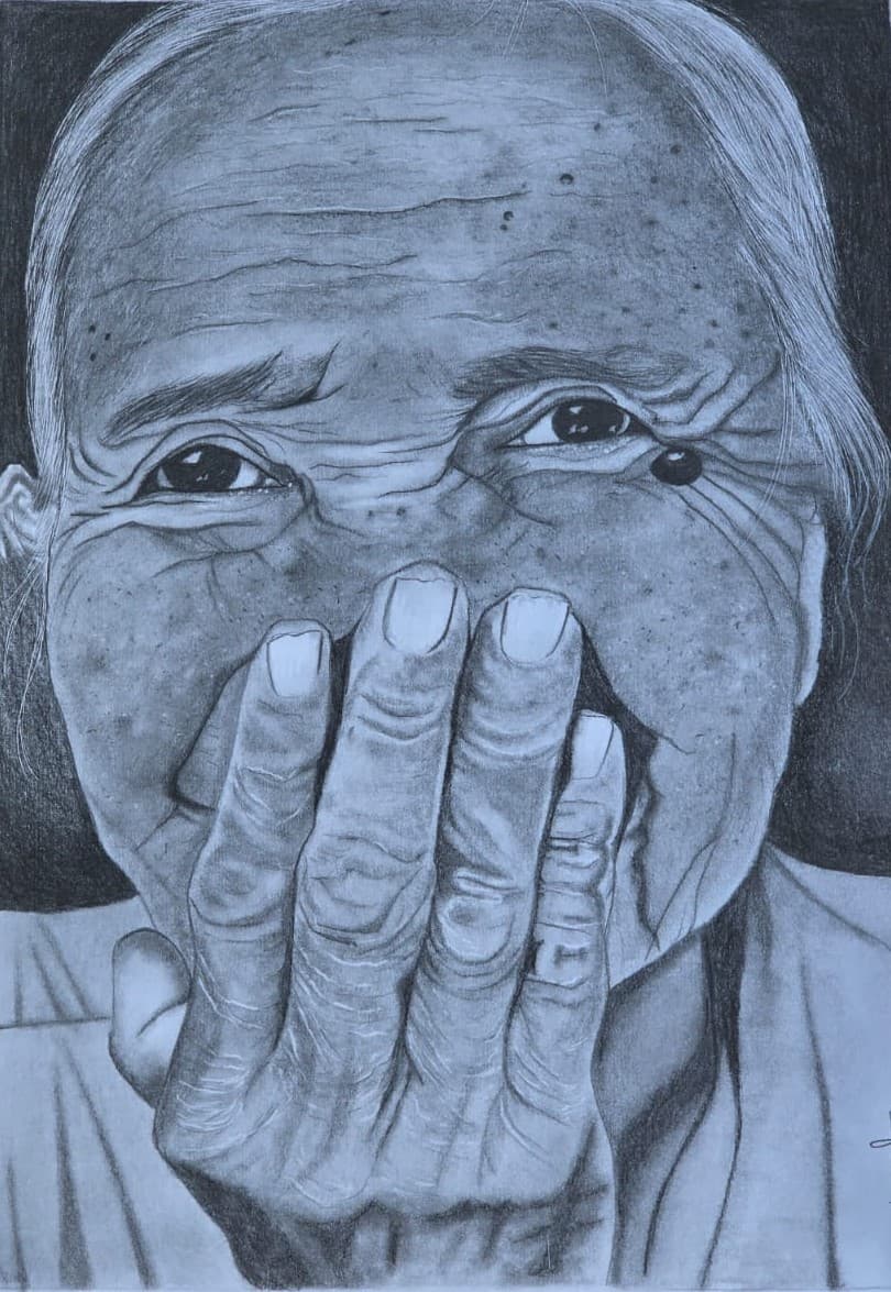 Chandni Kamboj's pencil sketch