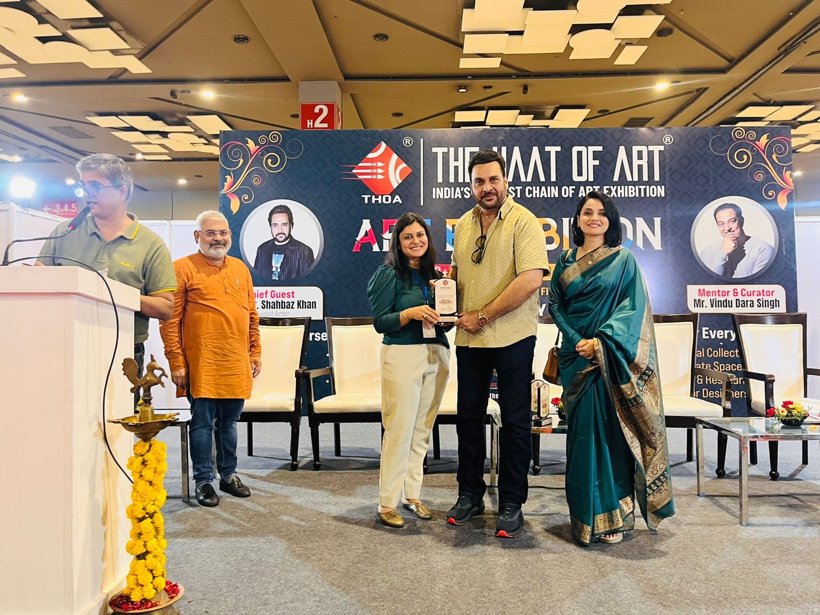 Artwork on display at The Naat of Art exhibition