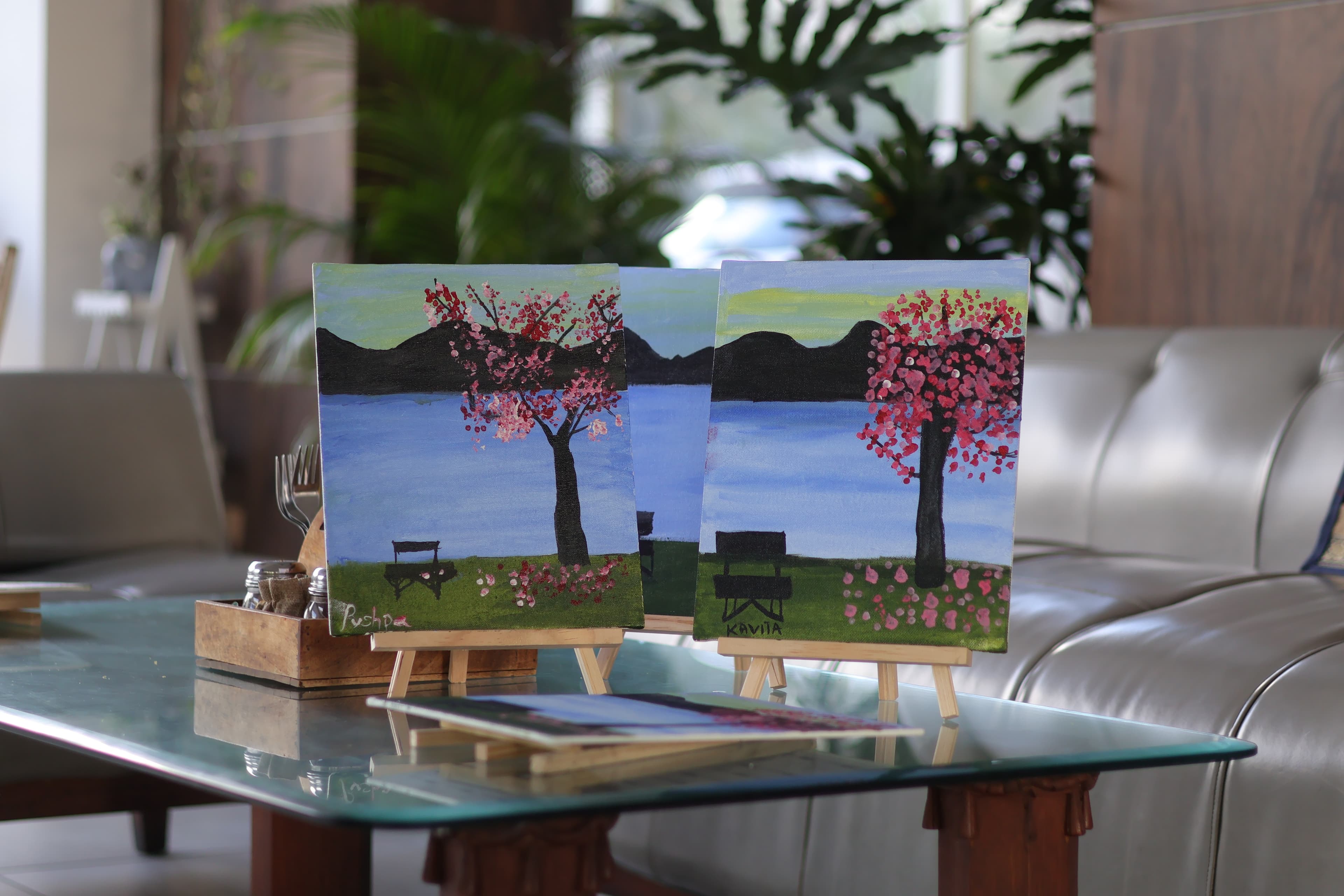 A senior artist painting at their easel, illustrating the article The Timeless Artist